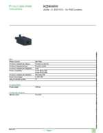Datasheet for Schneider Electric RZM040W, EAN: 3389110260649 Datasheet for Schneider Electric RZM040W, EAN: 3389110260649