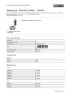 Datasheet for Phoenix Contact 1202593, EAN: 4017918017941