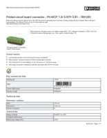 Datasheet for Phoenix Contact 1851261, EAN: 4017918110277