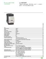 Datasheet for Schneider Electric LC1DT25F7, EAN: 3389110577662
