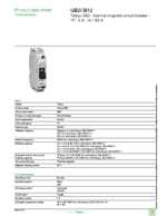 Datasheet for Schneider Electric GB2CB12, EAN: 3389110214697