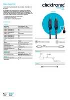 Datasheet for Clicktronic 70365, EAN: 4040849703652