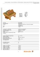 Datasheet for Weidmüller 8537370000, EAN: 4032248173051