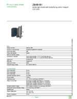 Datasheet for Schneider Electric ZB4BVB1, EAN: 3389110892383