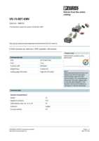 Datasheet for Phoenix Contact 1689132, EAN: 4017918877996 Datasheet for Phoenix Contact 1689132, EAN: 4017918877996