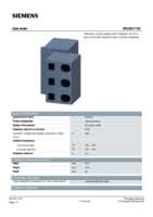 Datasheet for Siemens 3RV29175D, EAN: 4011209719002 Datasheet for Siemens 3RV29175D, EAN: 4011209719002