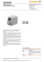 Datasheet for Weidmüller 1670530000, EAN: 4008190431617