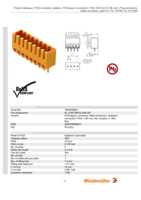 Datasheet for Weidmüller 1604500000, EAN: 4008190066871