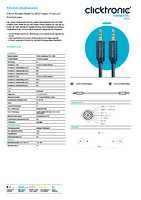 Datasheet for Clicktronic 70476, EAN: 4040849704765