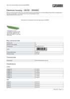 Datasheet for Phoenix Contact 2955593, EAN: 4017918085568