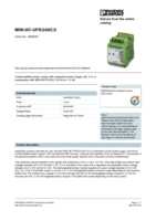 Datasheet for Phoenix Contact 2866640, EAN: 4046356113533