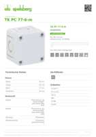 Datasheet for Spelsberg 12740101, EAN: 4013902861583
