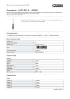 Datasheet for Phoenix Contact 1205053, EAN: 4017918019099