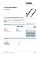 Datasheet for Phoenix Contact 1671085, EAN: 4017918134938