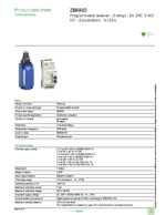 Datasheet for Schneider Electric ZBRRD, EAN: 3606480521164