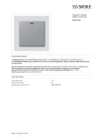 Datasheet for Siedle 200017500-00, EAN: 4015739175000