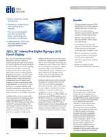 Datasheet for Elo Touch Solutions E587119