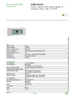 Datasheet for Schneider Electric KNB63SM48, EAN: 3606480006319