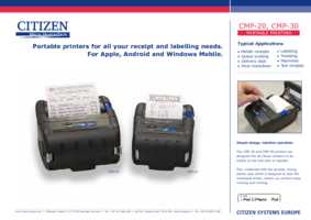 Datasheet for CITIZEN 2000438 Datasheet for CITIZEN 2000438