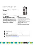 Datasheet for Phoenix Contact 2868622, EAN: 4046356480642