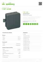 Datasheet for Spelsberg 33221201, EAN: 4013902399291