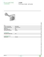 Datasheet for Schneider Electric 31289, EAN: 3303430312895 Datasheet for Schneider Electric 31289, EAN: 3303430312895