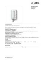 Datasheet for Siedle 200040116-00, EAN: 4015739401161