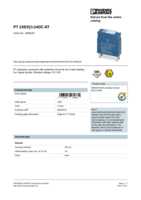 Datasheet for Phoenix Contact 2838225, EAN: 4017918182861