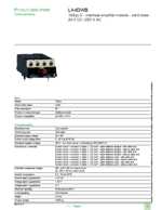 Datasheet for Schneider Electric LA4DWB, EAN: 3389110236477