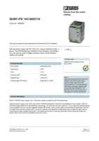 Datasheet for Phoenix Contact 2866682, EAN: 4046356307680