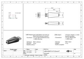 Datasheet for Goobay 93982, EAN: 4040849939822