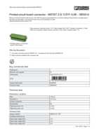 Datasheet for Phoenix Contact 1805314, EAN: 4017918046460