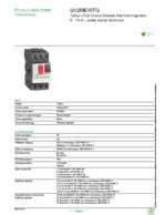 Datasheet for Schneider Electric GV2ME16TQ, EAN: 3389110343182