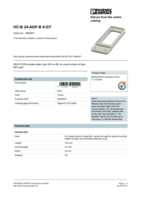 Datasheet for Phoenix Contact 1660407, EAN: 4017918022044