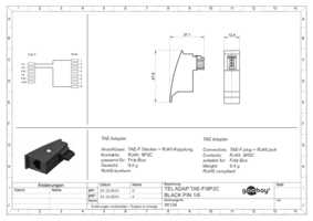 Datasheet for Goobay 95139, EAN: 4040849951398