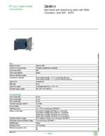 Datasheet for Schneider Electric ZB4BV4, EAN: 3389110889659