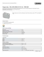 Datasheet for Phoenix Contact 2961529, EAN: 4017918937928