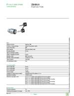 Datasheet for Schneider Electric ZB4BG9, EAN: 3389110889307