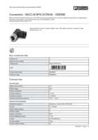 Datasheet for Phoenix Contact 1529399, EAN: 4017918978570