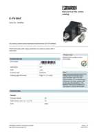 Datasheet for Phoenix Contact 2856993, EAN: 4017918915179