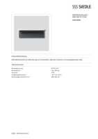 Datasheet for Siedle 200038486-00, EAN: 4015739384860