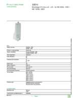 Datasheet for Schneider Electric 33511, EAN: 3303430335115 Datasheet for Schneider Electric 33511, EAN: 3303430335115