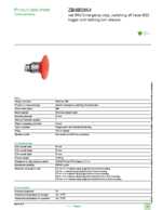 Datasheet for Schneider Electric ZB4BS864, EAN: 3389110801828