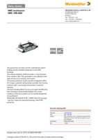 Datasheet for Weidmüller 1205000000, EAN: 4008190872960