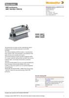 Datasheet for Weidmüller 1665090000, EAN: 4008190421793