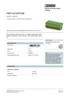 Datasheet for Phoenix Contact 1902178, EAN: 4017918187323