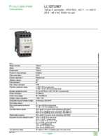 Datasheet for Schneider Electric LC1DT25E7, EAN: 3389110244557