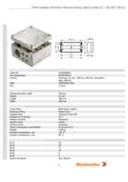 Datasheet for Weidmüller 0342600000, EAN: 4008190471392