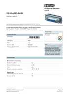 Datasheet for Phoenix Contact 1689734, EAN: 4017918934118 Datasheet for Phoenix Contact 1689734, EAN: 4017918934118