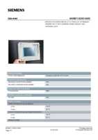 Datasheet for Siemens 6AV66713CK010AX0, EAN: 4025515077107